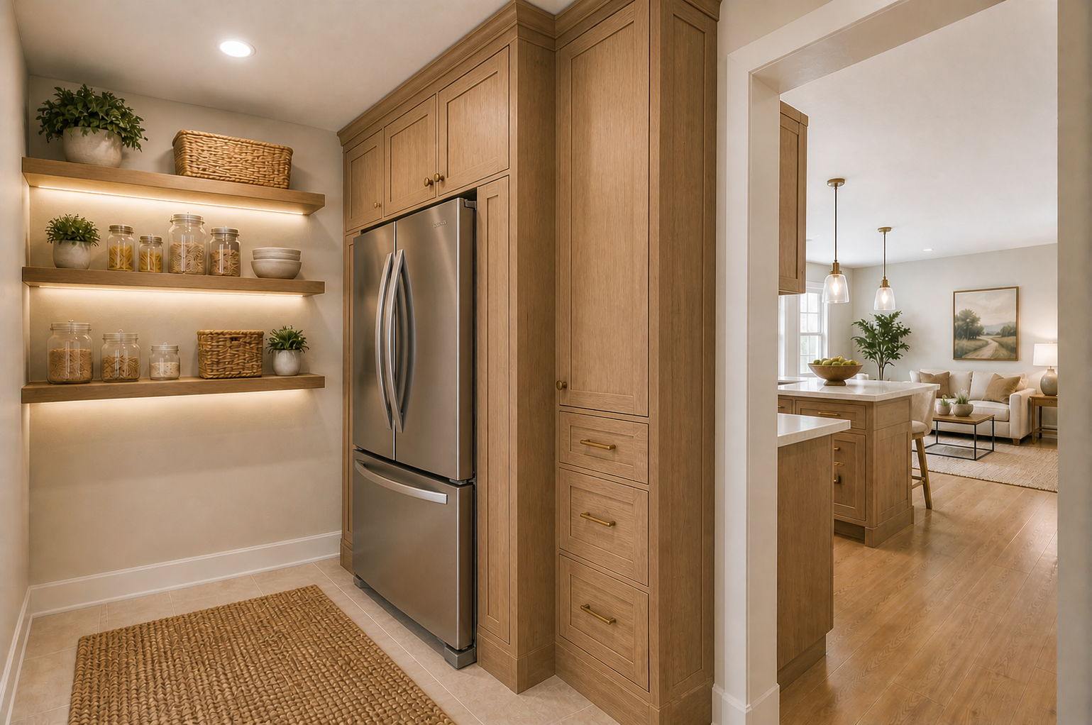 Bonus Pantry after renovation