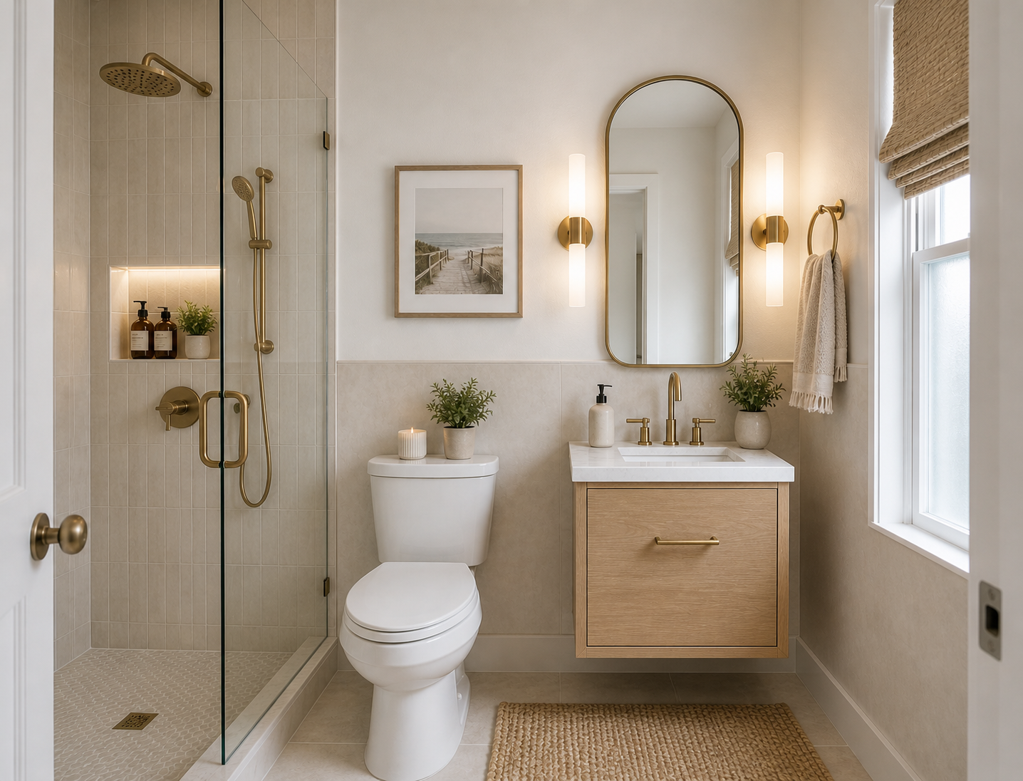 Hall Bath after renovation