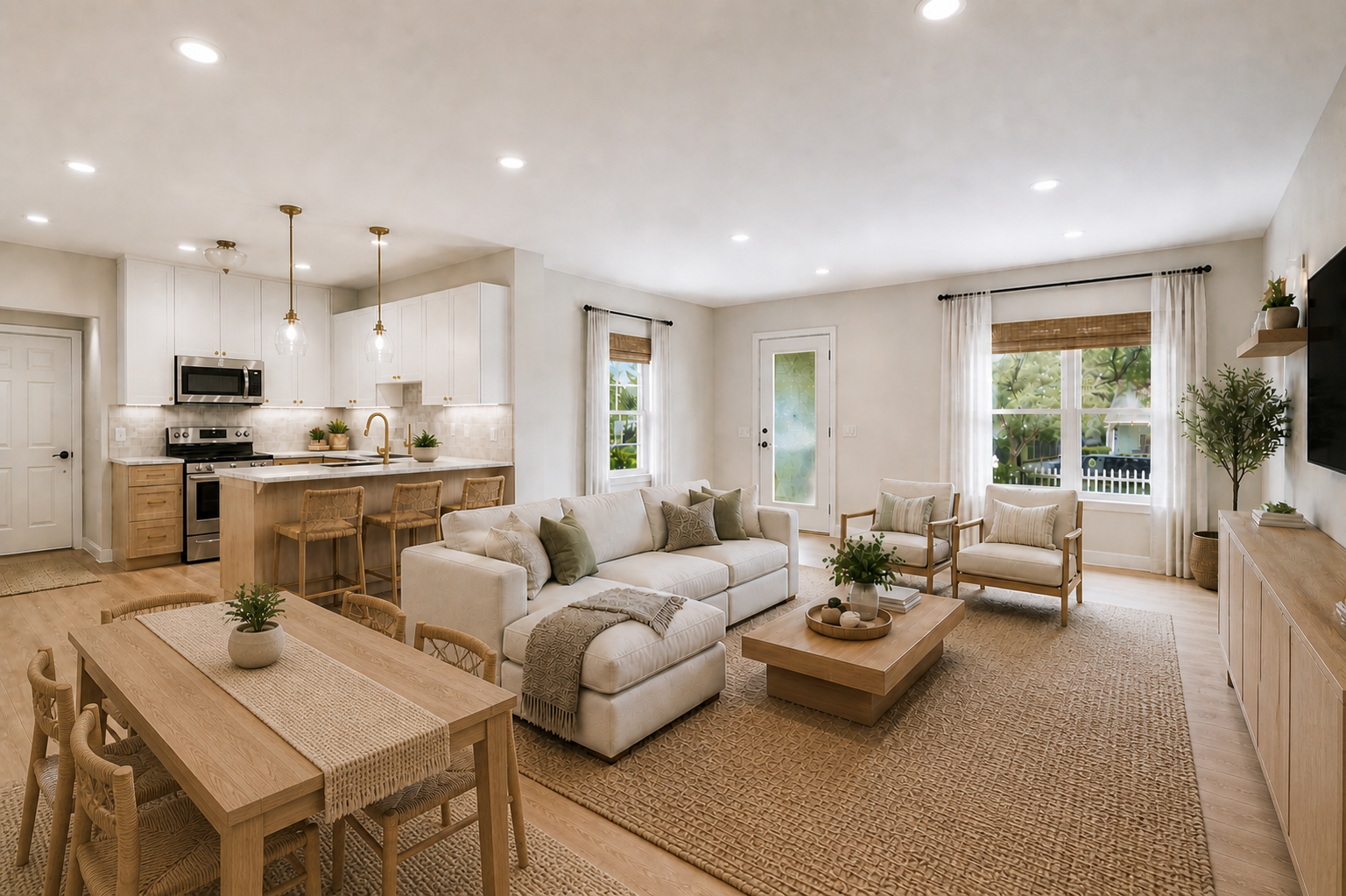 Living Room after renovation